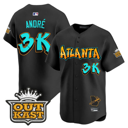 Men's Atlanta Braves 'Graffiti A-Town Edition' Vapor Premier Limited Jersey - All Stitched