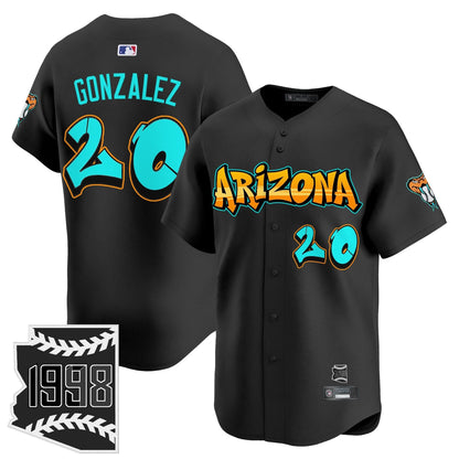 Men's Arizona Diamondbacks 'Graffiti Desert Ink Edition' Vapor Premier Limited Jersey - All Stitched