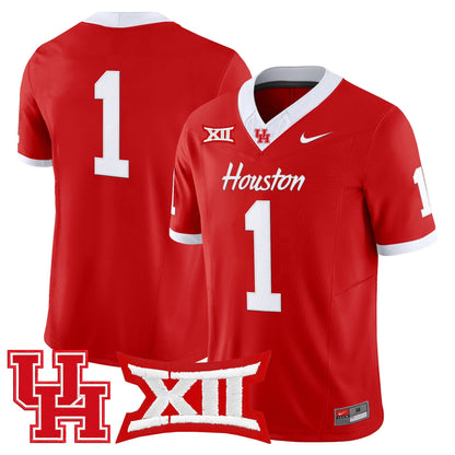 Men's Houston Cougars 2025 Vapor Limited Jersey - All Stitched