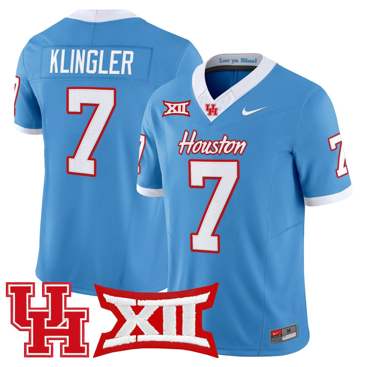 Men's Houston Cougars 2025 Vapor Limited Jersey - All Stitched