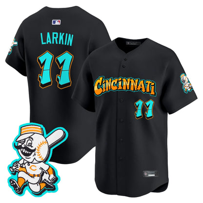 Men's Cincinnati Reds 'Graffiti Queen City Edition' Vapor Premier Limited Jersey - All Stitched