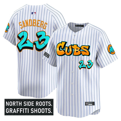 Men's Chicago Cubs 'Graffiti North Side Edition' Vapor Premier Limited Jersey - All Stitched