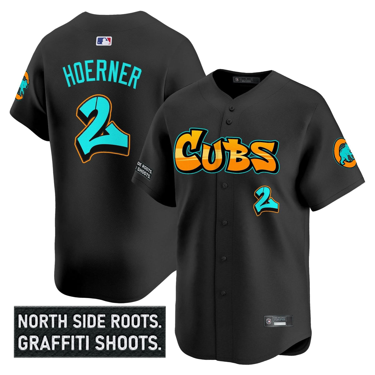 Men's Chicago Cubs 'Graffiti North Side Edition' Vapor Premier Limited Jersey - All Stitched