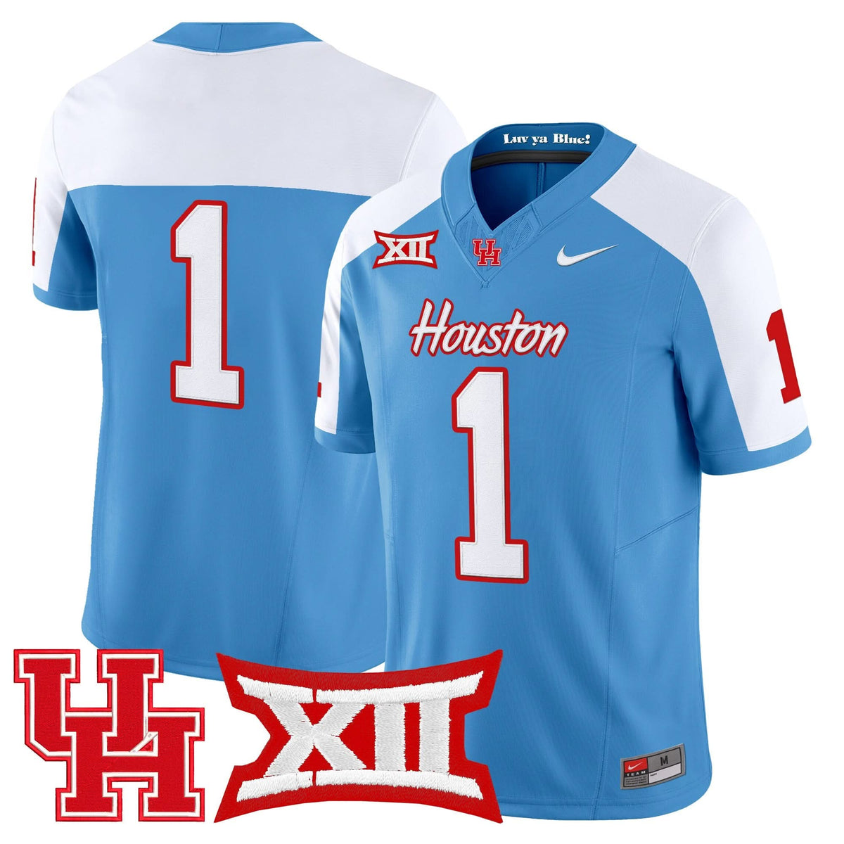 Men's Houston Cougars 2025 Vapor Limited Jersey - All Stitched