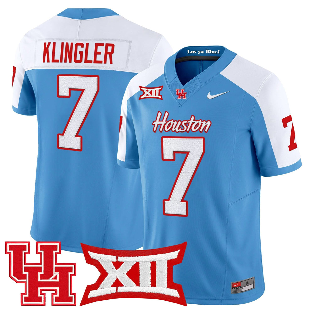 Men's Houston Cougars 2025 Vapor Limited Jersey - All Stitched