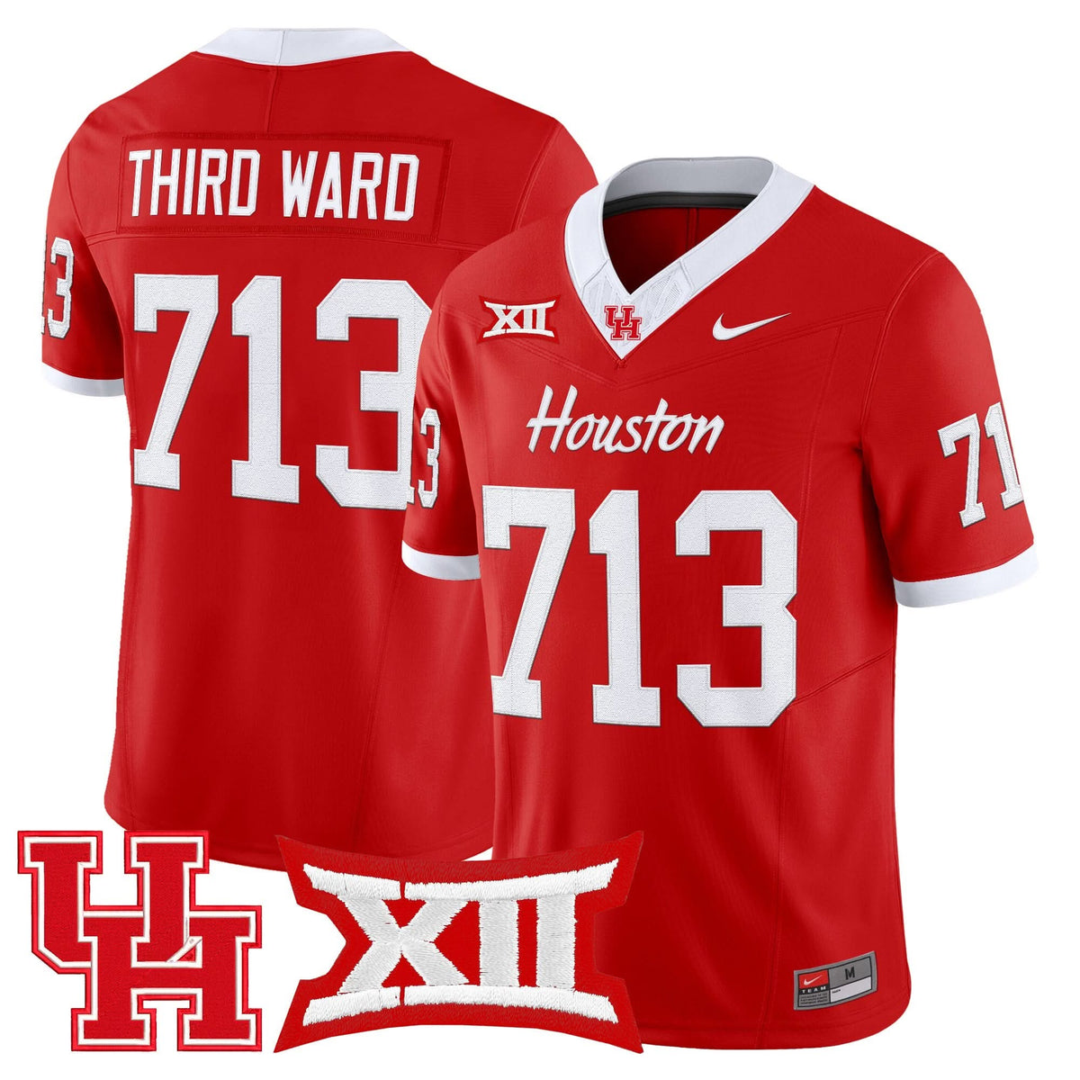 Men's Houston Cougars 2025 Vapor Limited Jersey - All Stitched