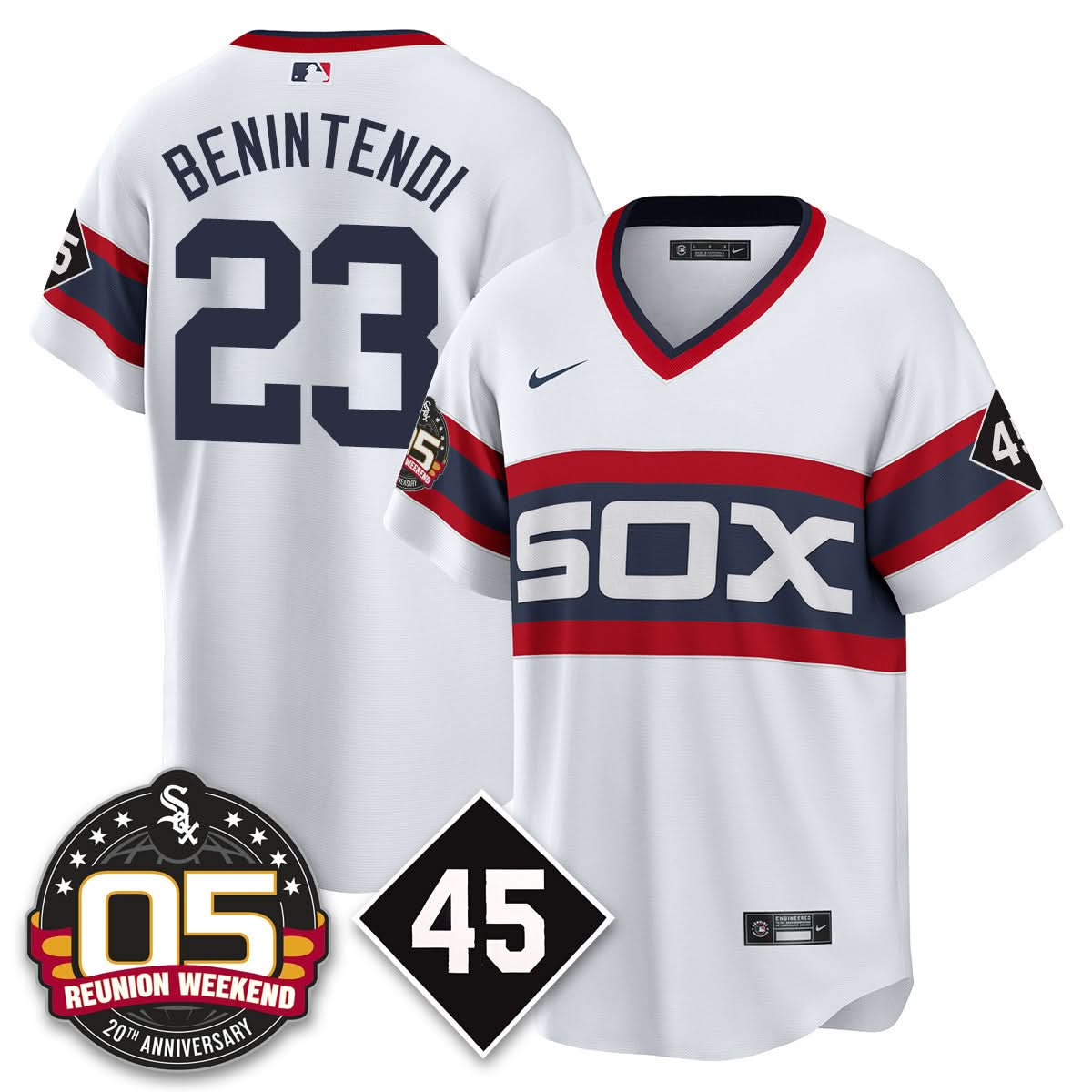 Men's Chicago White Sox Bobby Jenks 2025 Jersey - Reunion Weekend - All Stitched