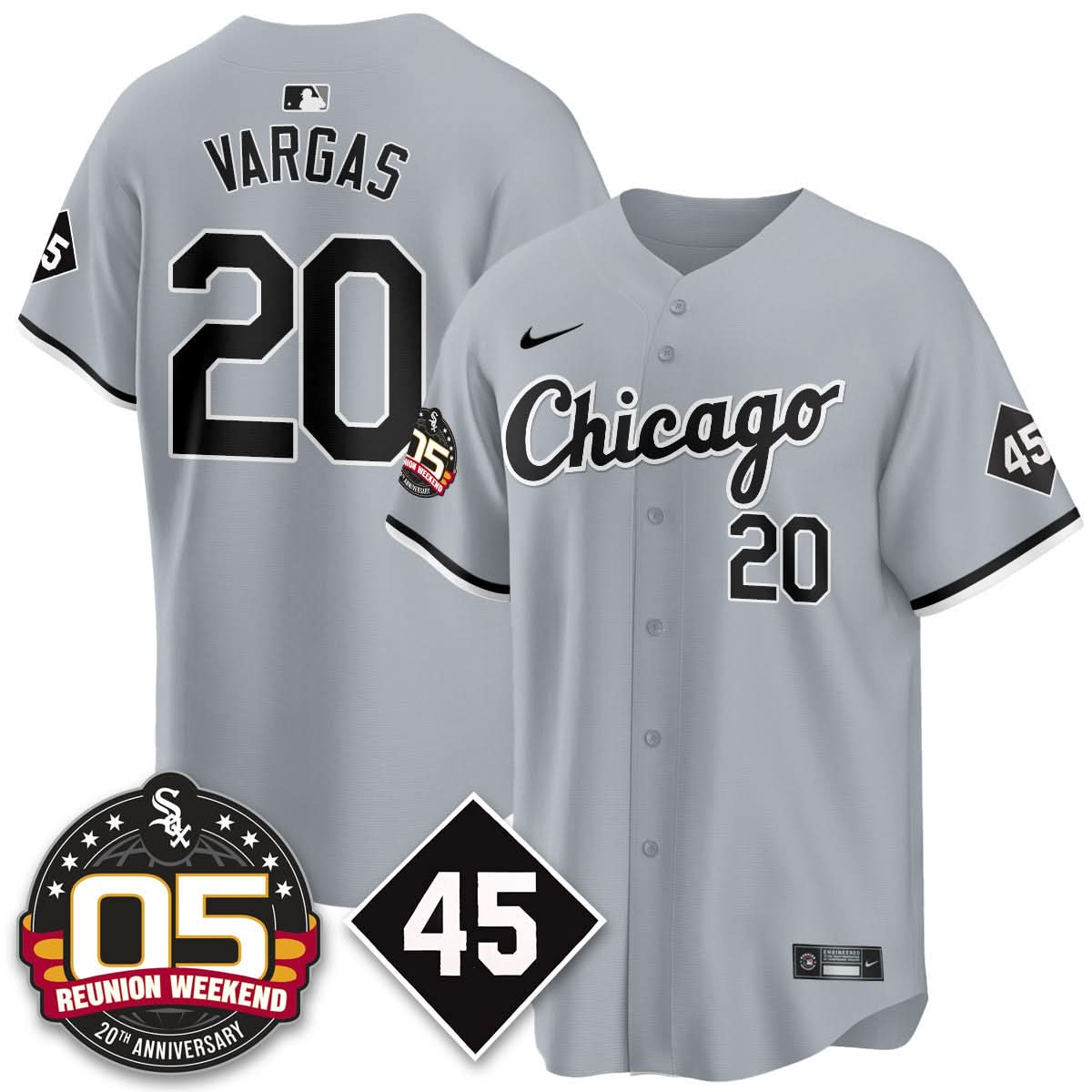 Men's Chicago White Sox Bobby Jenks 2025 Jersey - Reunion Weekend - All Stitched