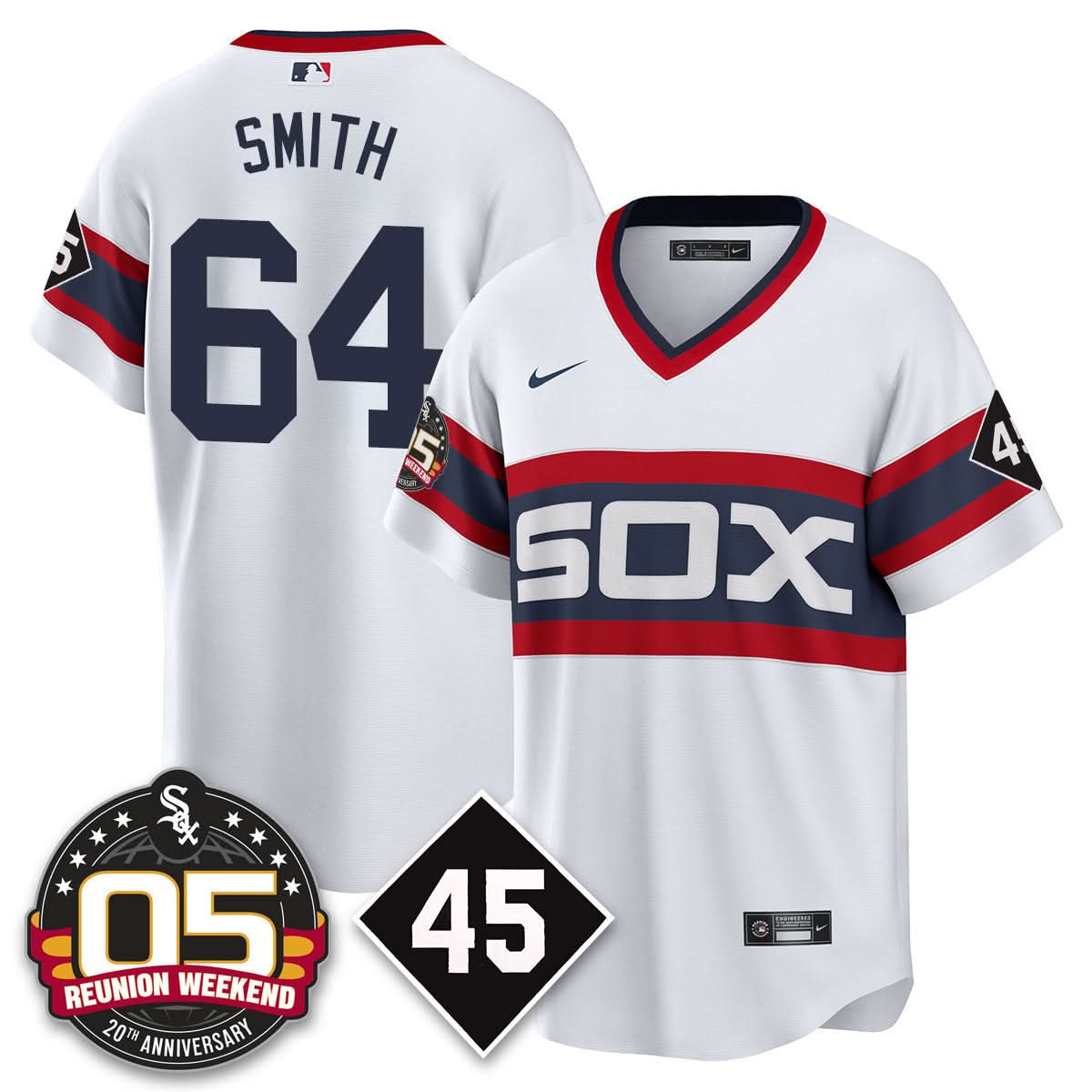 Men's Chicago White Sox Bobby Jenks 2025 Jersey - Reunion Weekend - All Stitched
