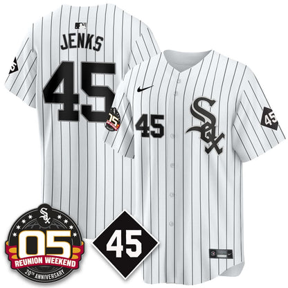 Men's Chicago White Sox Bobby Jenks 2025 Jersey - Reunion Weekend - All Stitched