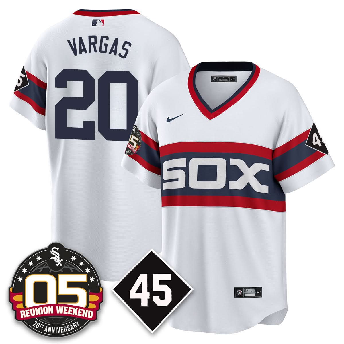 Men's Chicago White Sox Bobby Jenks 2025 Jersey - Reunion Weekend - All Stitched
