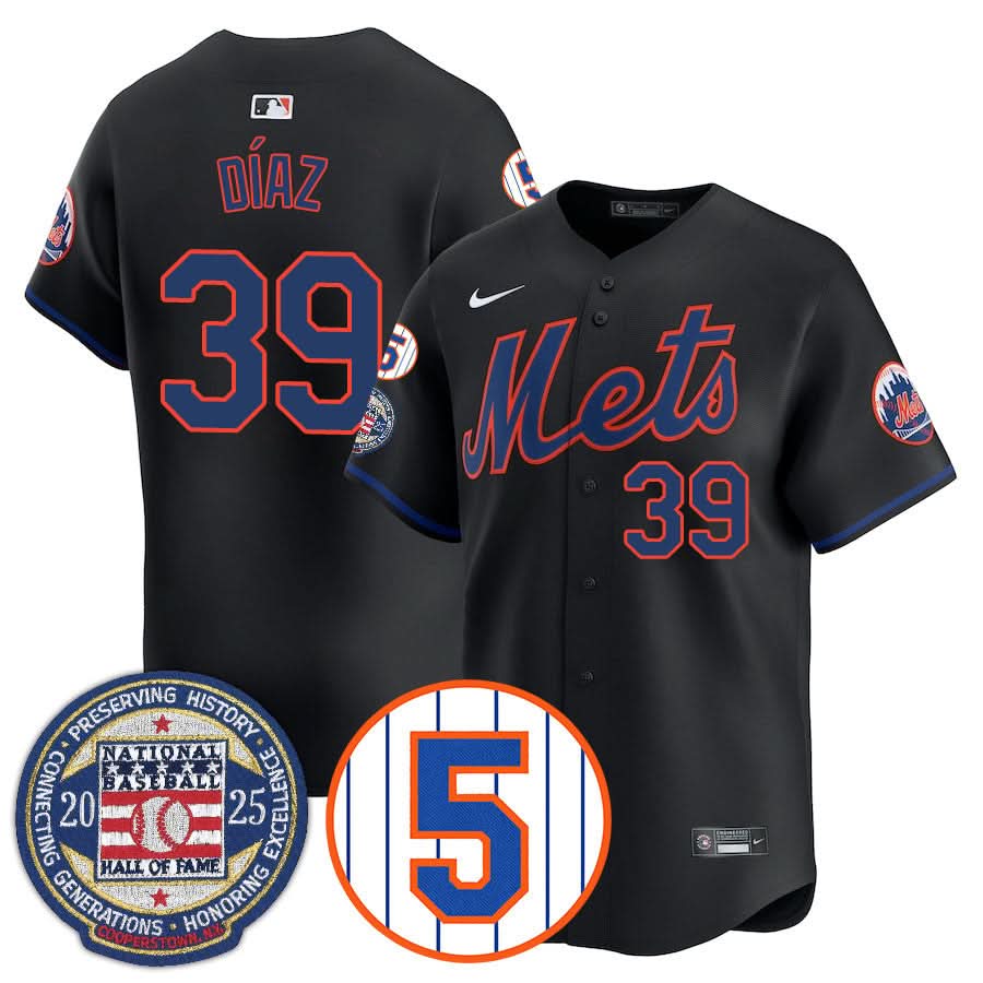Men's New York Mets Number Retirement & Hall of Fame Gold Jersey - All Stitched