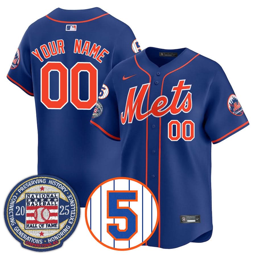 Men's New York Mets Number Retirement & Hall of Fame Gold Jersey - All Stitched