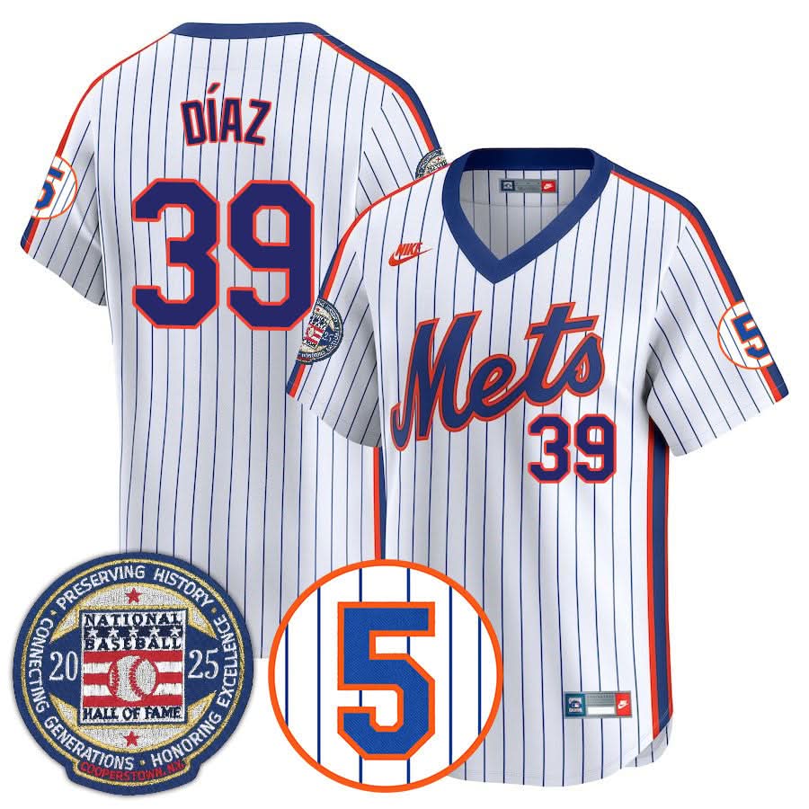 Men's New York Mets Number Retirement & Hall of Fame Gold Jersey - All Stitched