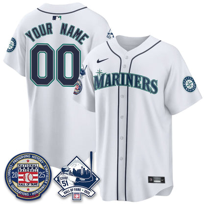 Seattle Mariners Ichiro Number Retirement Custom Jersey V2 - All Stitched