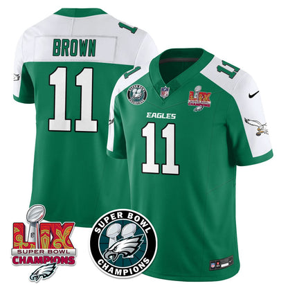 Men's Philadelphia Eagles Super Bowl LIX Champions Jersey - All Stitched