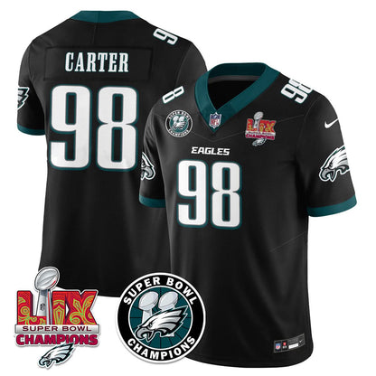 Men's Philadelphia Eagles Super Bowl LIX Champions Jersey - All Stitched
