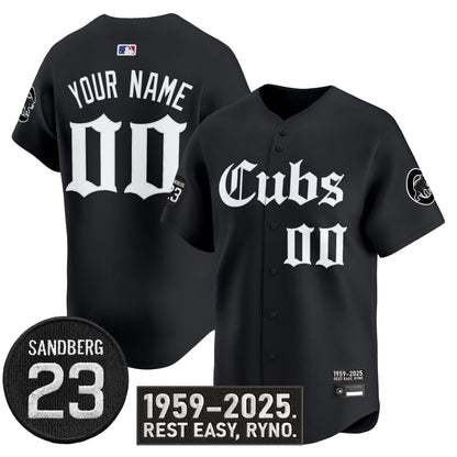 Chicago Cubs 'Ryne Sandberg Tribute' Vapor Premier Limited Custom Jersey - All Stitched