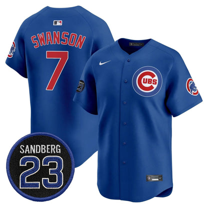 Men's Chicago Cubs 'Ryne Sandberg Tribute' Vapor Premier Limited Jersey V2 - All Stitched