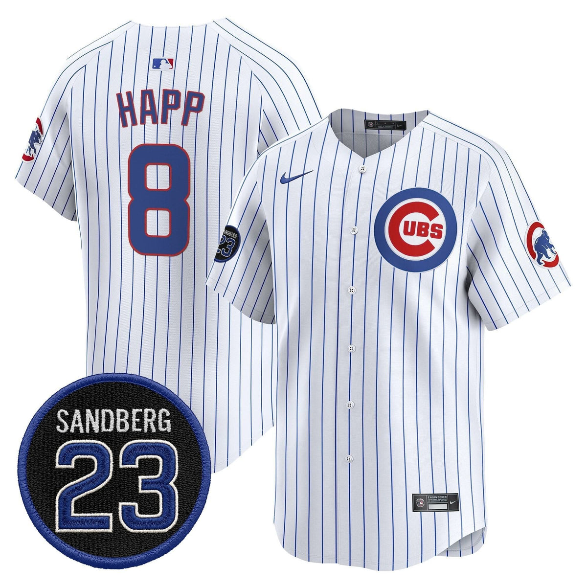 Men's Chicago Cubs 'Ryne Sandberg Tribute' Vapor Premier Limited Jersey V2 - All Stitched