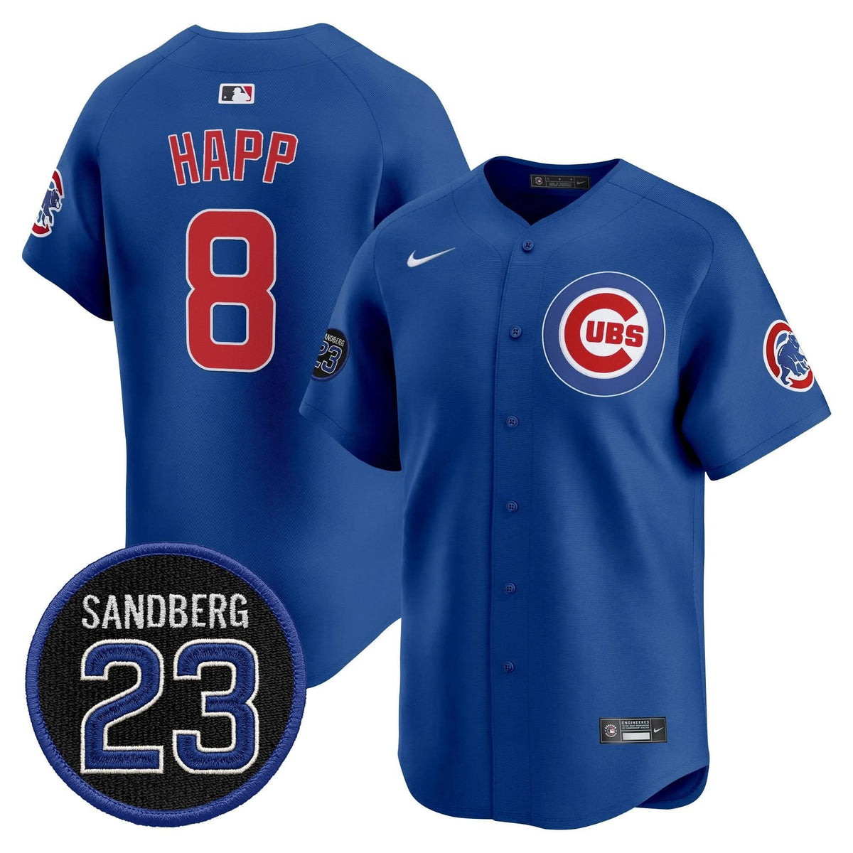 Men's Chicago Cubs 'Ryne Sandberg Tribute' Vapor Premier Limited Jersey V2 - All Stitched