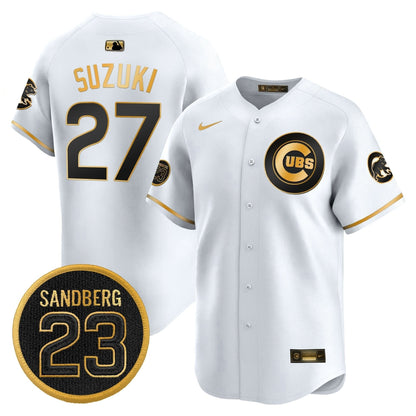 Men's Chicago Cubs 'Ryne Sandberg Tribute' Vapor Premier Limited Jersey V2 - All Stitched