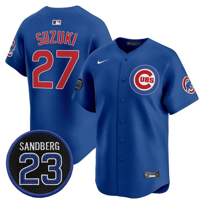 Men's Chicago Cubs 'Ryne Sandberg Tribute' Vapor Premier Limited Jersey V2 - All Stitched