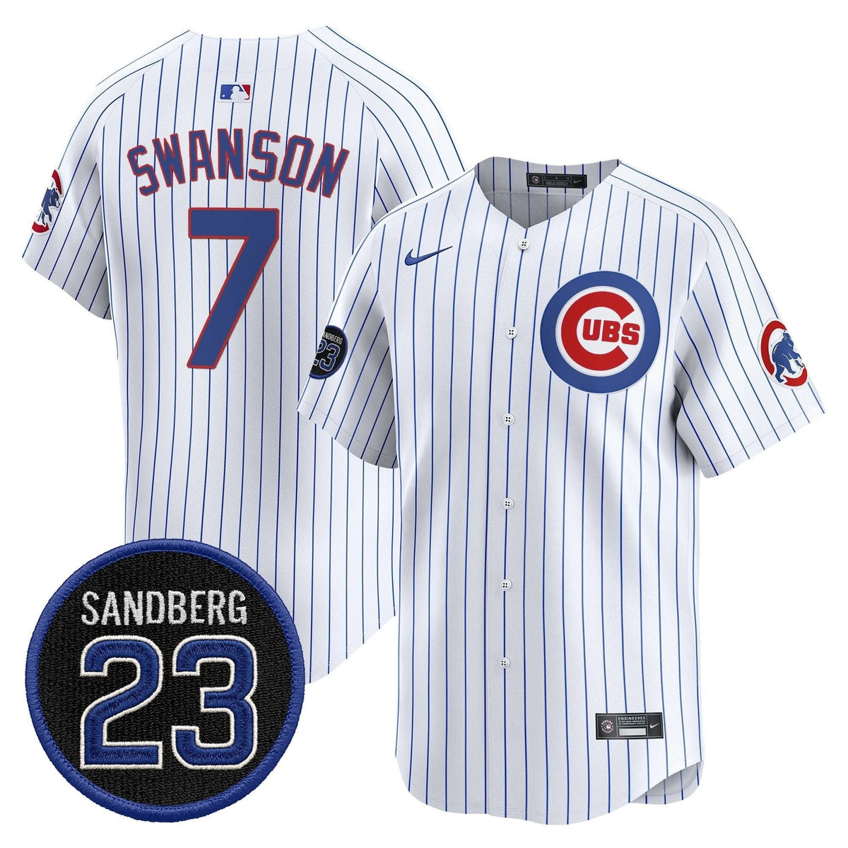 Men's Chicago Cubs 'Ryne Sandberg Tribute' Vapor Premier Limited Jersey V2 - All Stitched