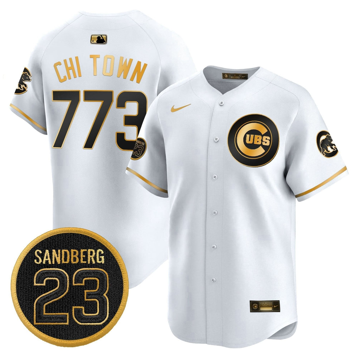 Men's Chicago Cubs 'Ryne Sandberg Tribute' Vapor Premier Limited Jersey V2 - All Stitched