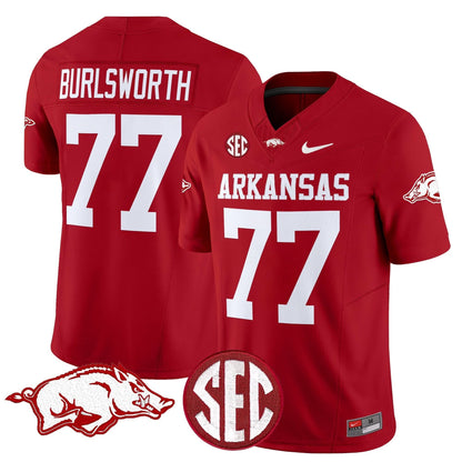 Men's Arkansas Razorbacks Vapor Limited Jersey - All Stitched
