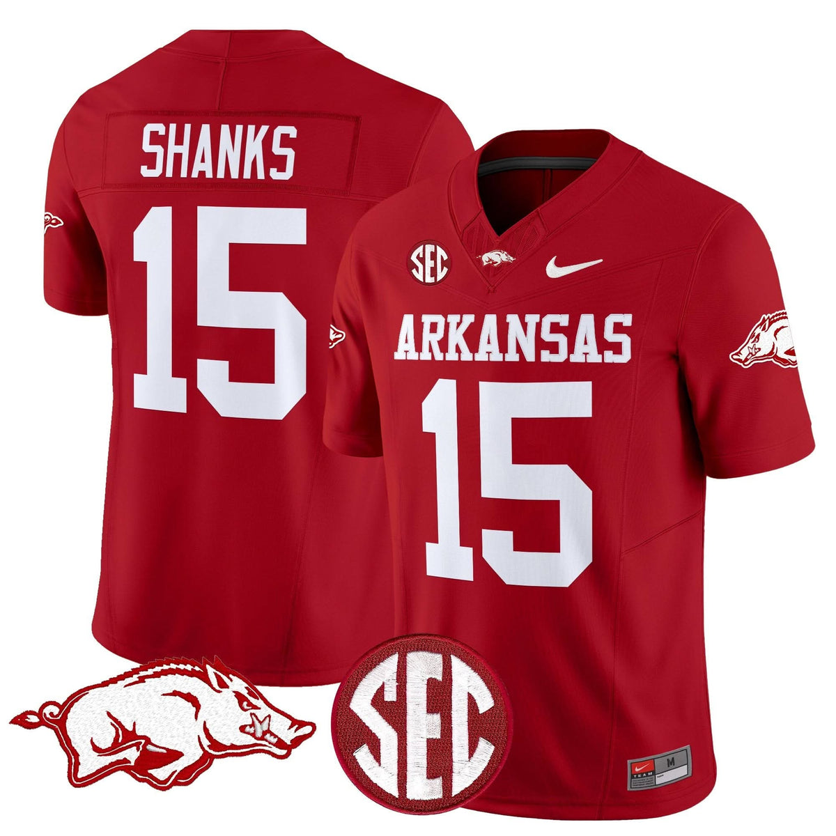 Men's Arkansas Razorbacks Vapor Limited Jersey - All Stitched