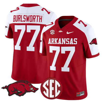 Men's Arkansas Razorbacks Vapor Limited Jersey - All Stitched