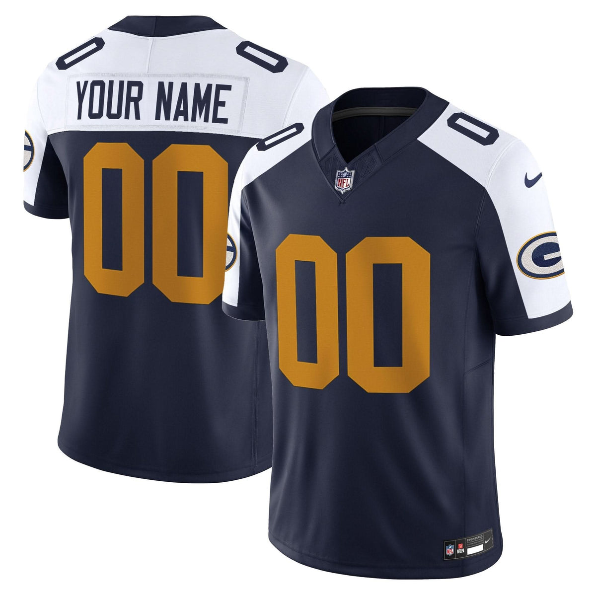 Green Bay Packers The 1923 Classic Vapor Limited Custom Jersey - All Stitched