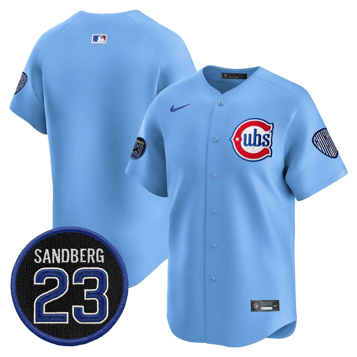 Men's Chicago Cubs 'Ryne Sandberg Tribute' Vapor Premier Limited Jersey V2 - All Stitched