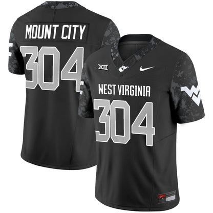 Men's West Virginia Mountaineers 2025 Coal Rush Vapor Limited Jersey - All Stitched