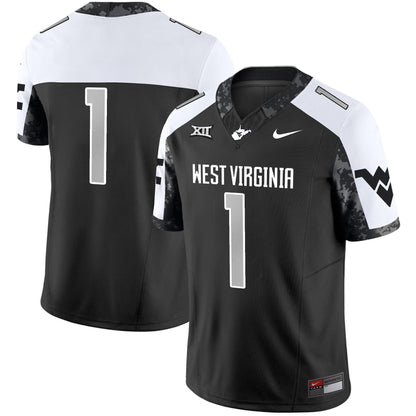 Men's West Virginia Mountaineers 2025 Coal Rush Vapor Limited Jersey - All Stitched