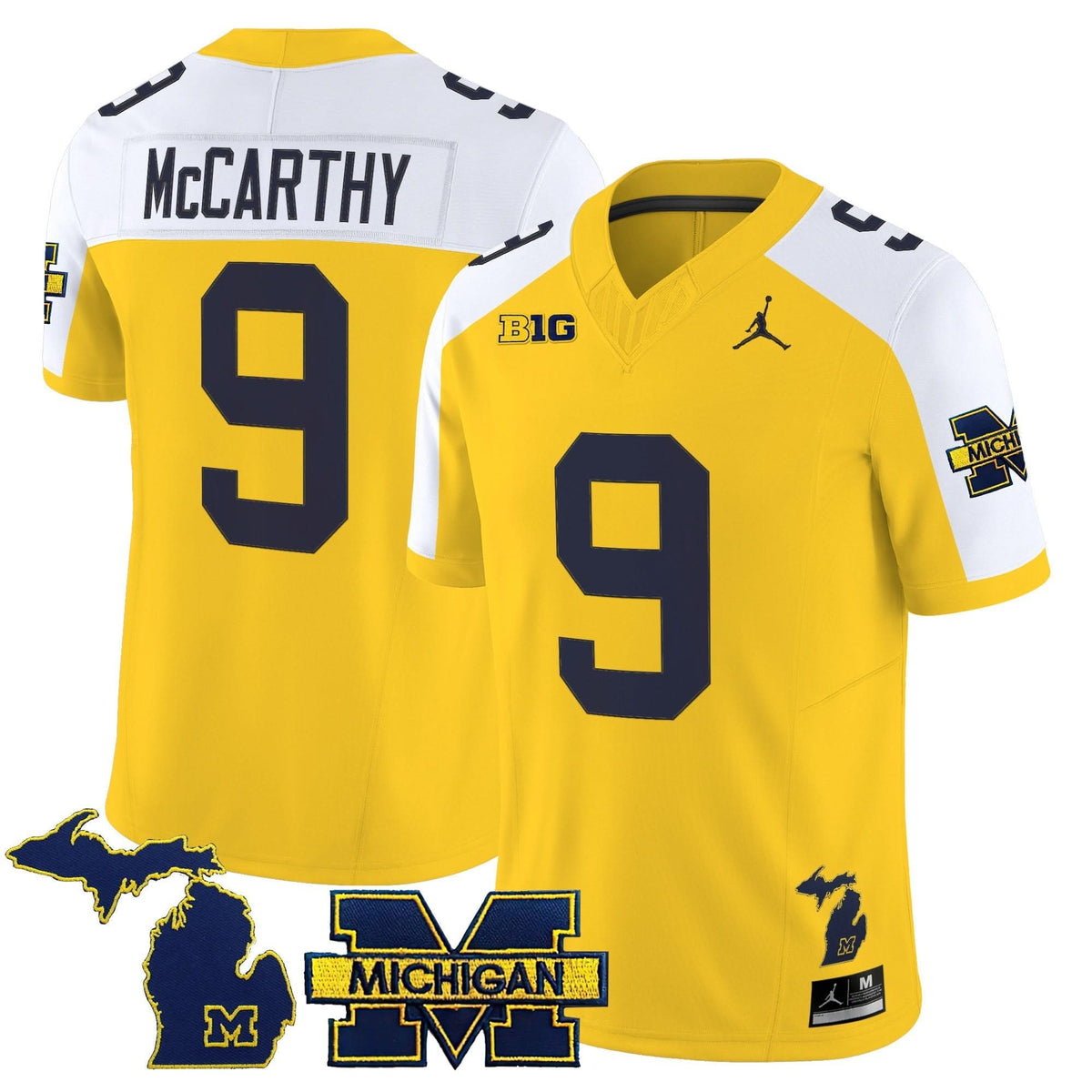 Men's Michigan Wolverines 2025 Vapor Limited Jersey - All Stitched