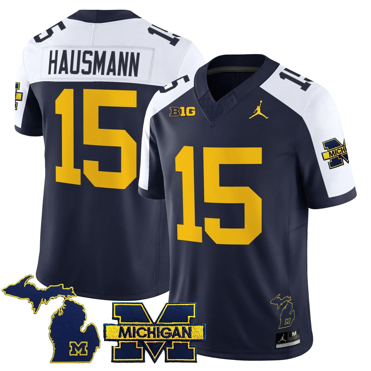 Men's Michigan Wolverines 2025 Vapor Limited Jersey - All Stitched