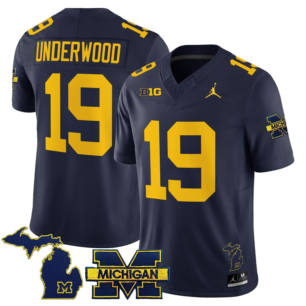 Men's Michigan Wolverines 2025 Vapor Limited Jersey - All Stitched