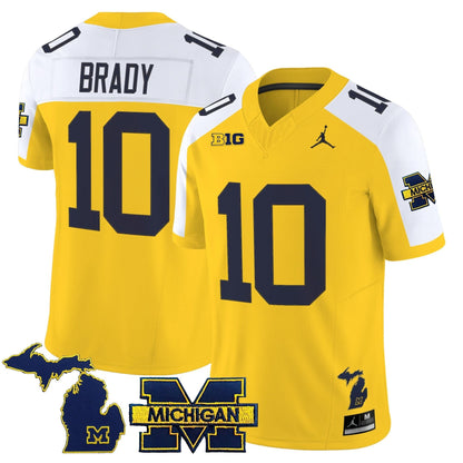 Men's Michigan Wolverines 2025 Vapor Limited Jersey - All Stitched