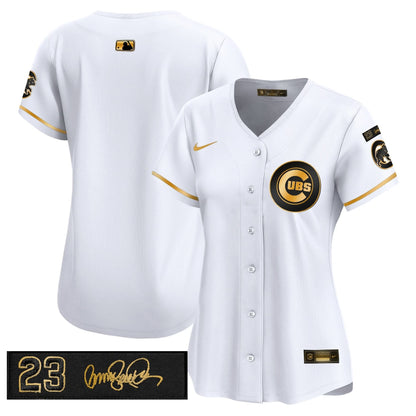 Women's Chicago Cubs 'Ryne Sandberg Tribute' Vapor Premier Limited Jersey V3 - All Stitched