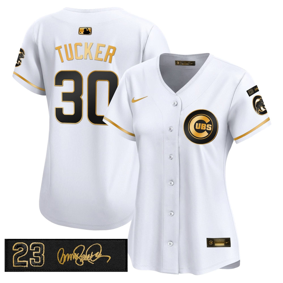 Women's Chicago Cubs 'Ryne Sandberg Tribute' Vapor Premier Limited Jersey V3 - All Stitched