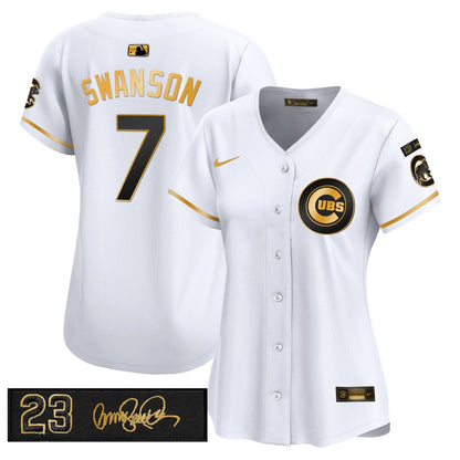 Women's Chicago Cubs 'Ryne Sandberg Tribute' Vapor Premier Limited Jersey V3 - All Stitched