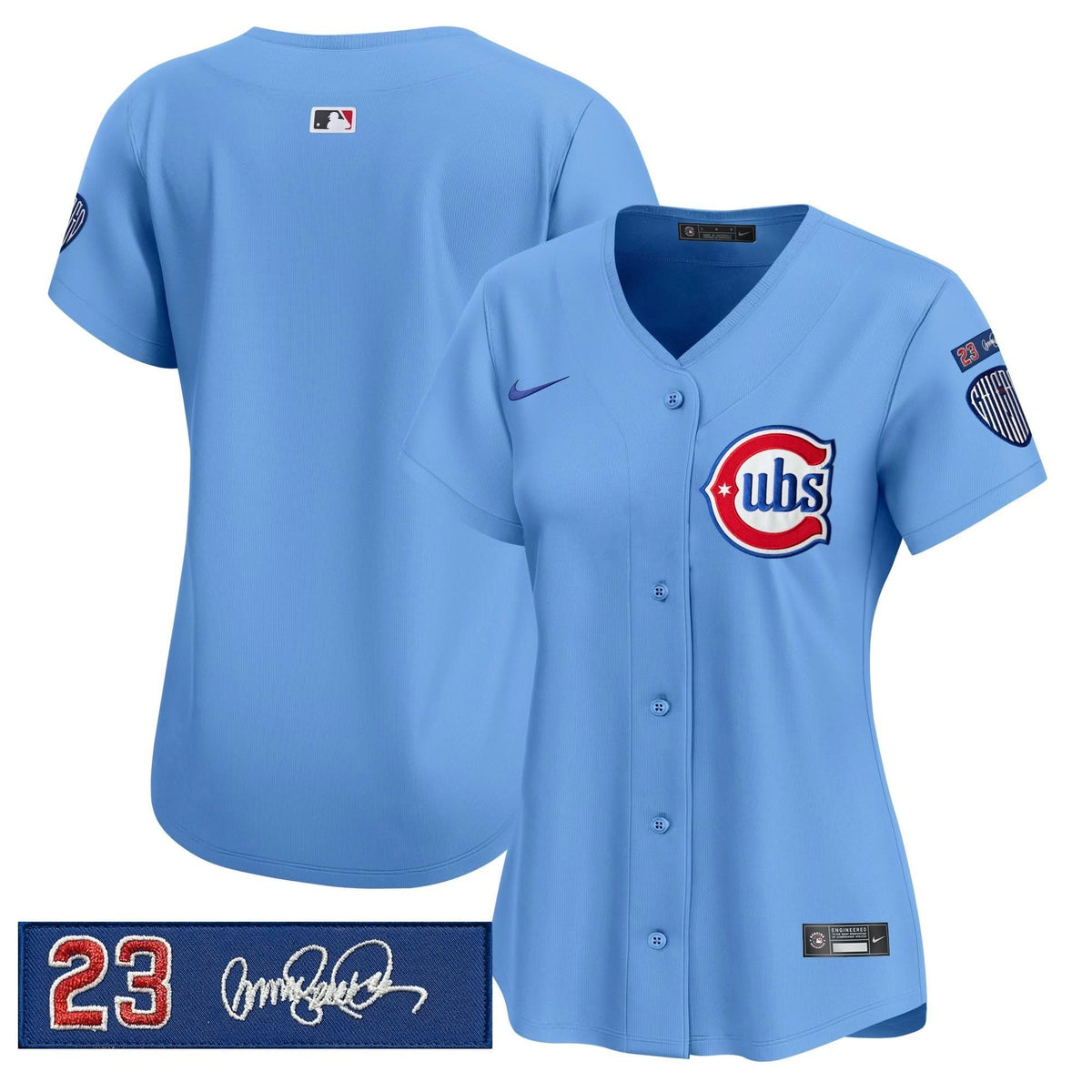 Women's Chicago Cubs 'Ryne Sandberg Tribute' Vapor Premier Limited Jersey V3 - All Stitched