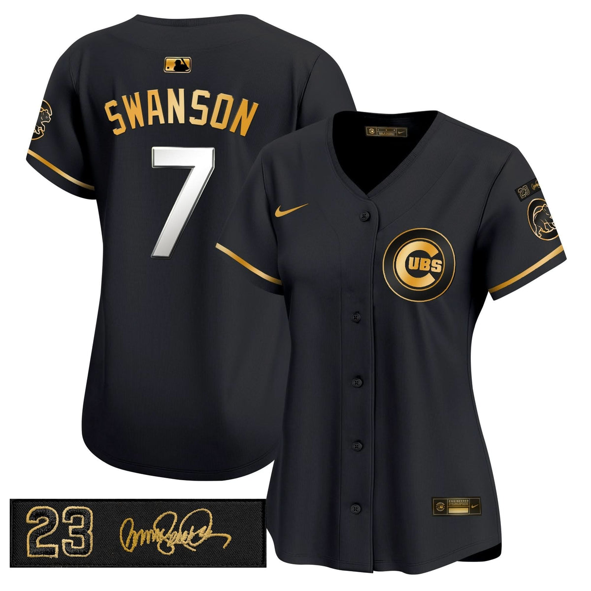 Women's Chicago Cubs 'Ryne Sandberg Tribute' Vapor Premier Limited Jersey V3 - All Stitched