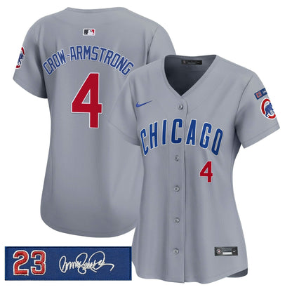 Women's Chicago Cubs 'Ryne Sandberg Tribute' Vapor Premier Limited Jersey V3 - All Stitched