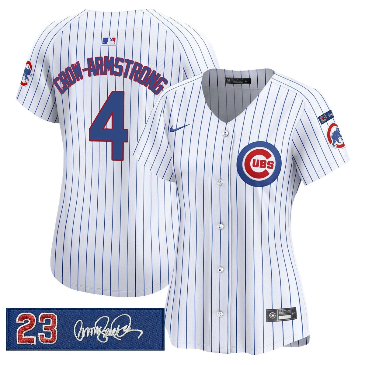 Women's Chicago Cubs 'Ryne Sandberg Tribute' Vapor Premier Limited Jersey V3 - All Stitched