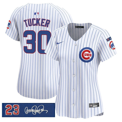 Women's Chicago Cubs 'Ryne Sandberg Tribute' Vapor Premier Limited Jersey V3 - All Stitched