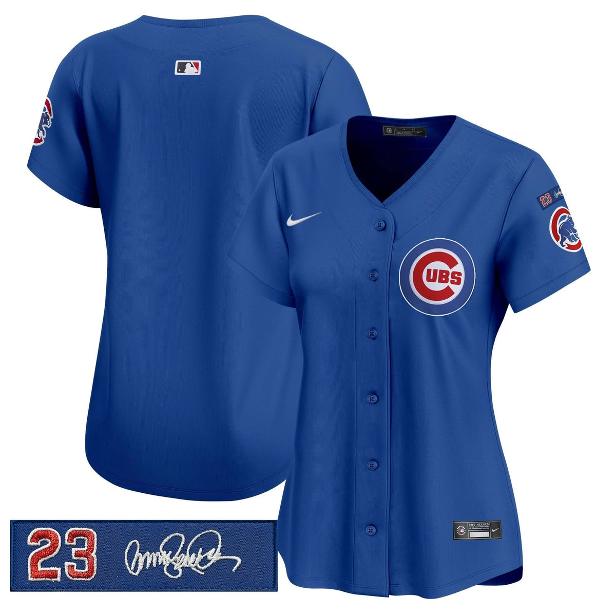 Women's Chicago Cubs 'Ryne Sandberg Tribute' Vapor Premier Limited Jersey V3 - All Stitched