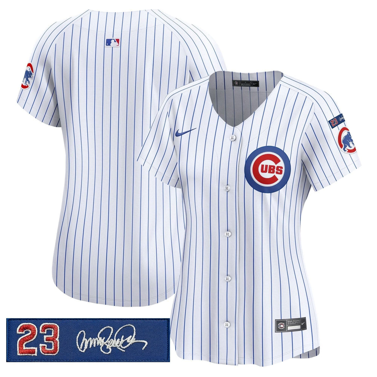 Women's Chicago Cubs 'Ryne Sandberg Tribute' Vapor Premier Limited Jersey V3 - All Stitched